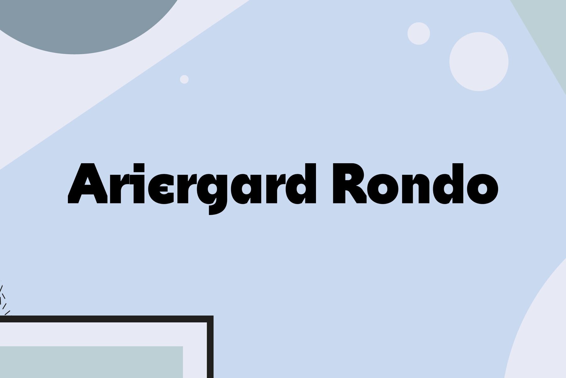 Ariergard Rondo 1