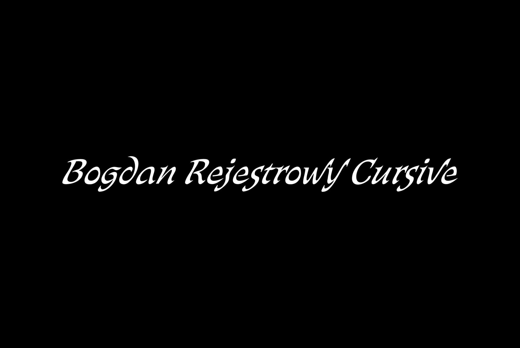 Bogdan Rejestrowy Cursive 1