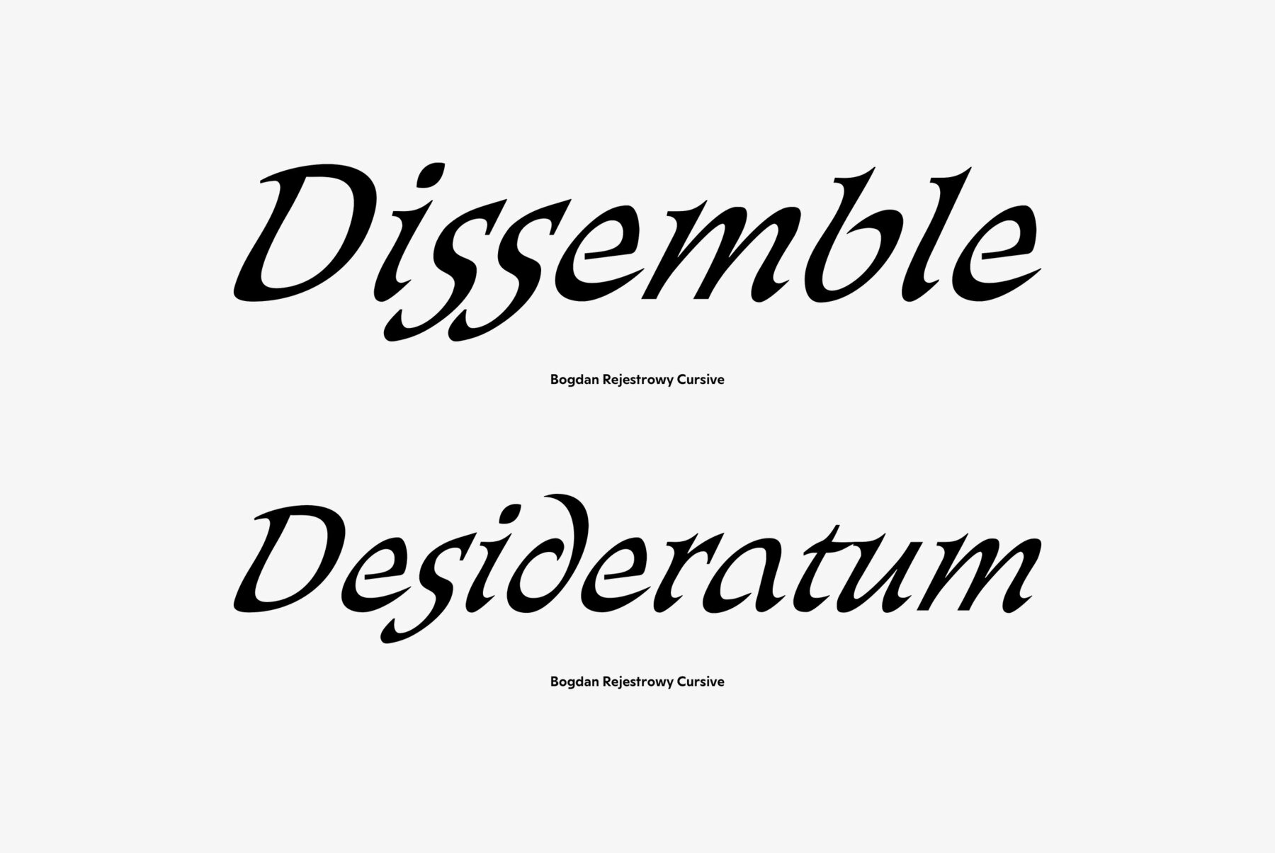 Bogdan Rejestrowy Cursive 6