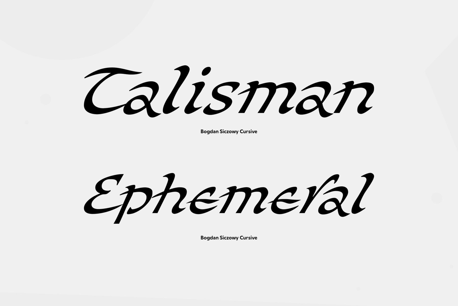 Bogdan Siczowy Cursive 5