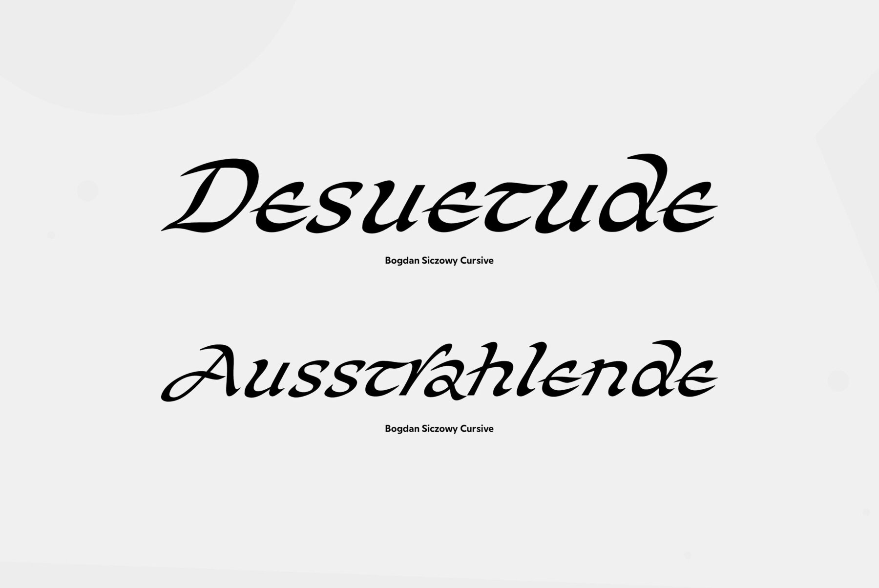 Bogdan Siczowy Cursive 6