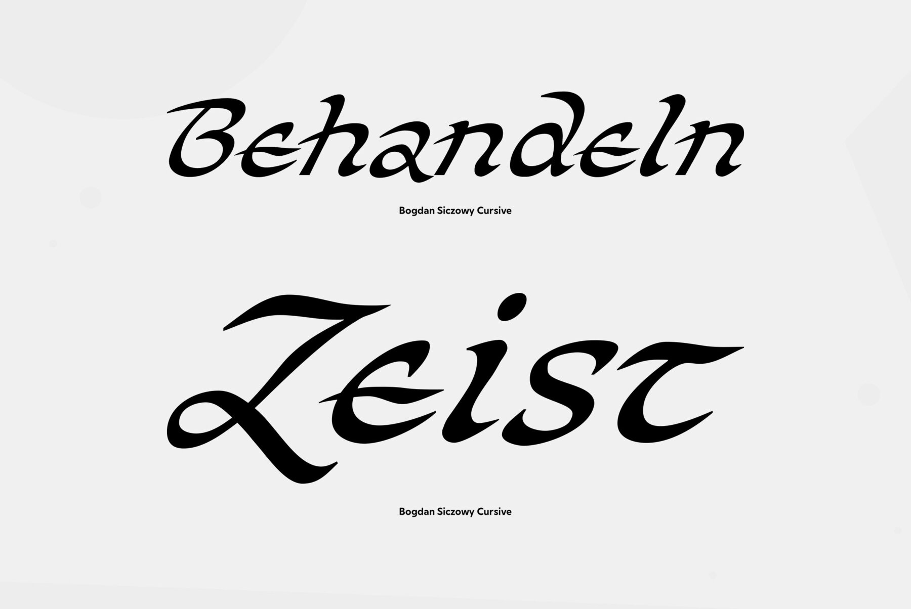 Bogdan Siczowy Cursive 7