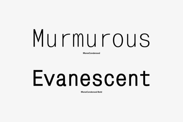 Mono Condensed Mono Condensed
