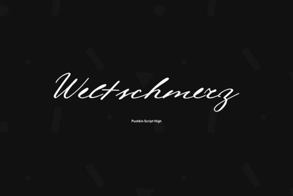 Pushkin Script High Pushkin Script High