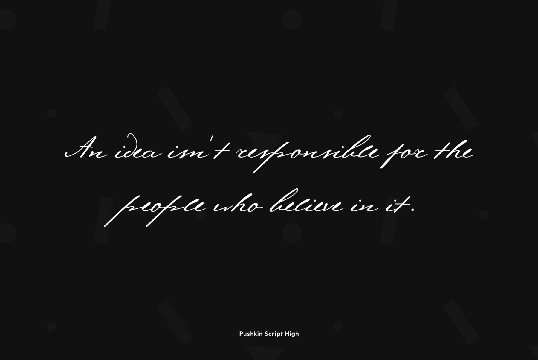 Pushkin Script High 7