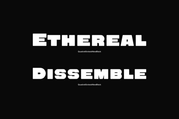 Quadrat Grotesk New Quadrat Grotesk New