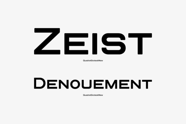 Quadrat Grotesk New Quadrat Grotesk New