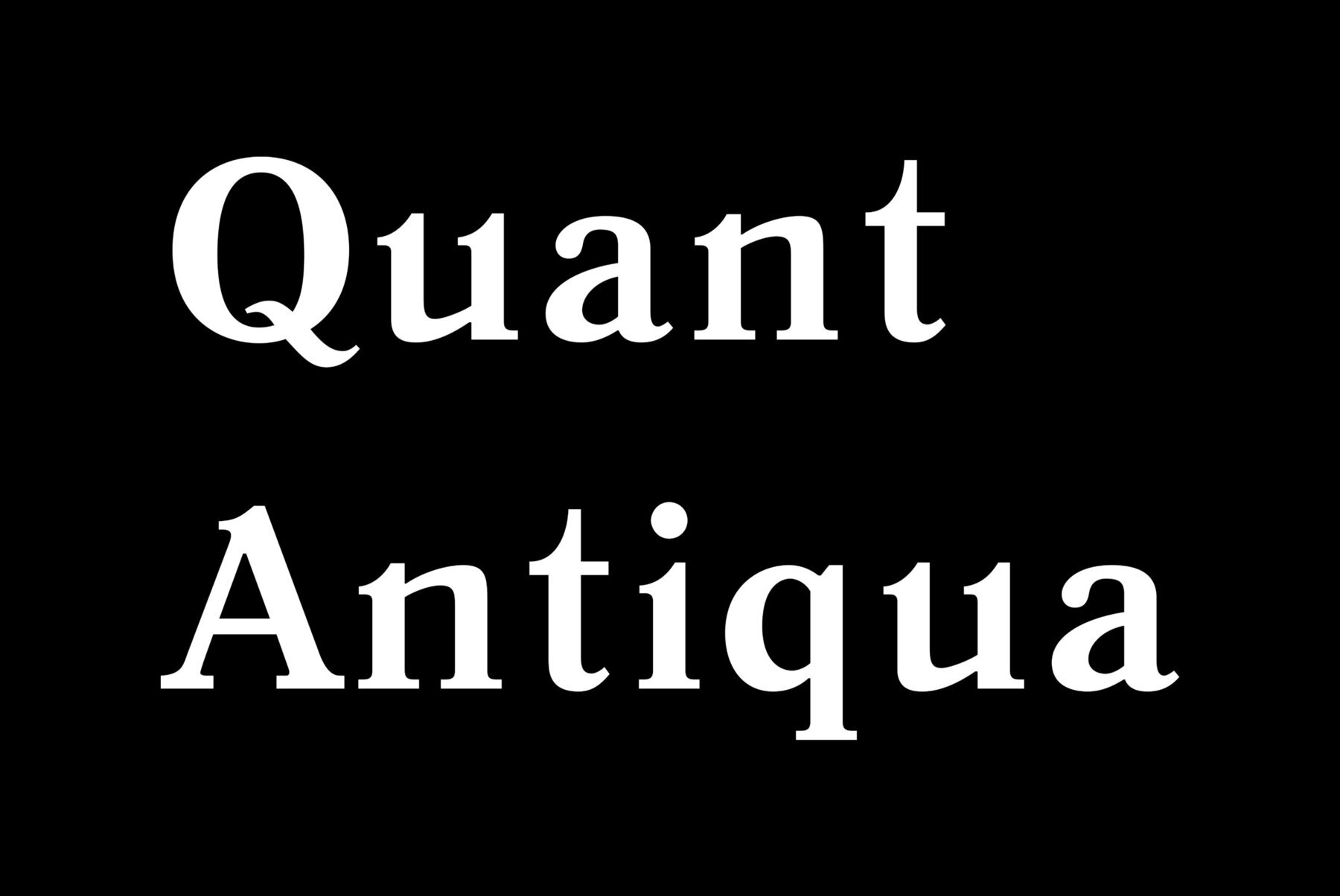 Quant Antiqua 1