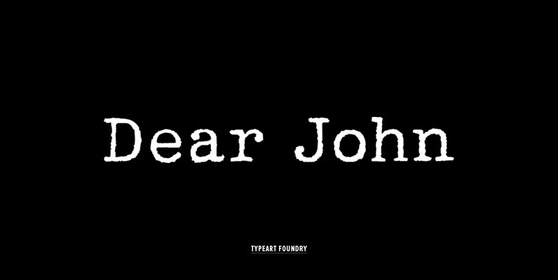 Dear John