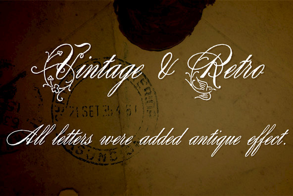 Antique Spenserian Antique Spenserian