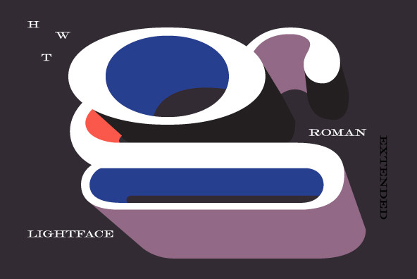 Roman Extended Lightface Font
