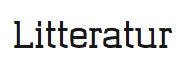 Litteratur