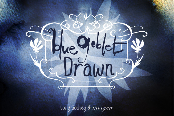 Blue Goblet Drawn Blue Goblet Drawn