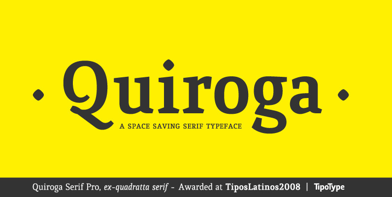 Quiroga Serif Pro