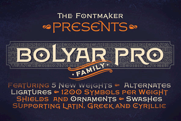 Bolyar Pro Font