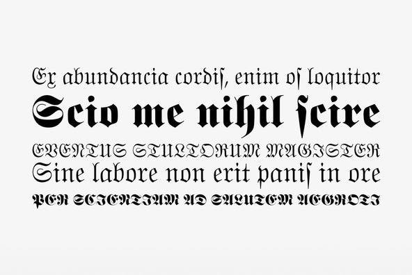Buchfraktur Buchfraktur
