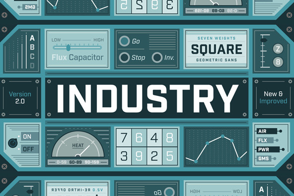 Industry Font