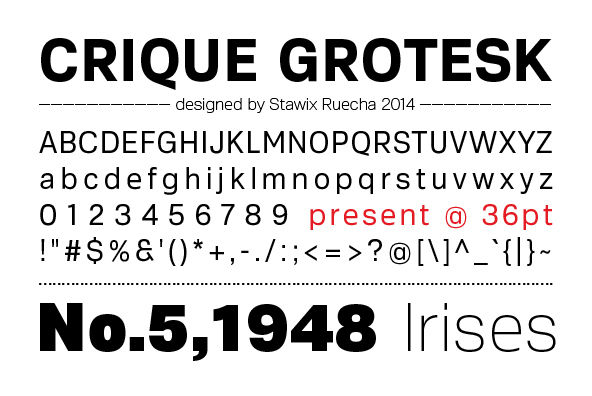 Crique Grotesk Crique Grotesk
