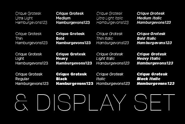 Crique Grotesk Crique Grotesk