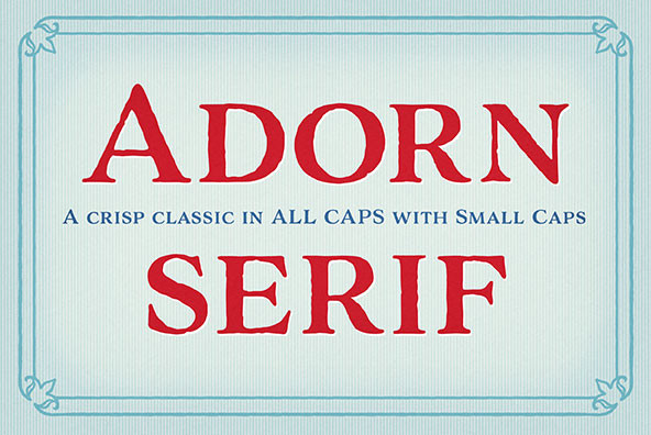 Adorn Serif Font