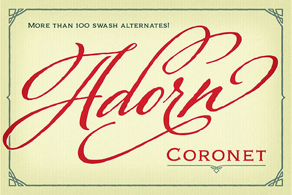 Adorn Coronet Font