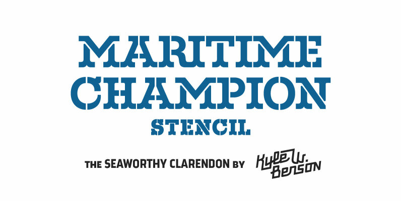 Maritime Champion Stencil