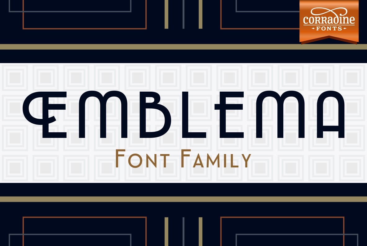Emblema - Desktop Font & WebFont - YouWorkForThem