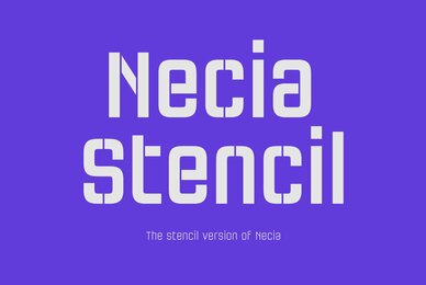 Necia Stencil