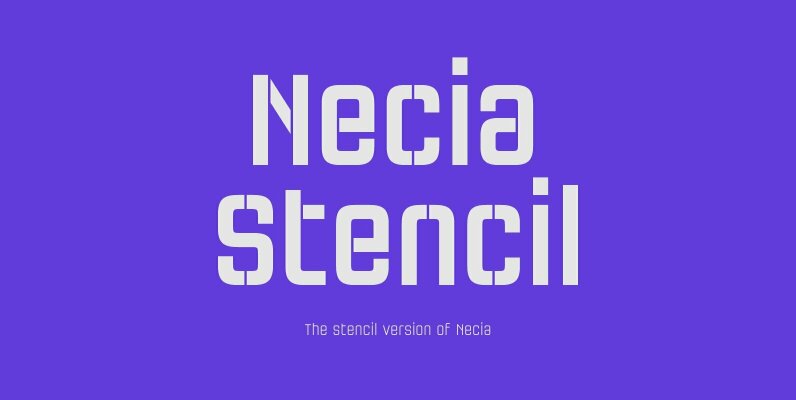 Necia Stencil