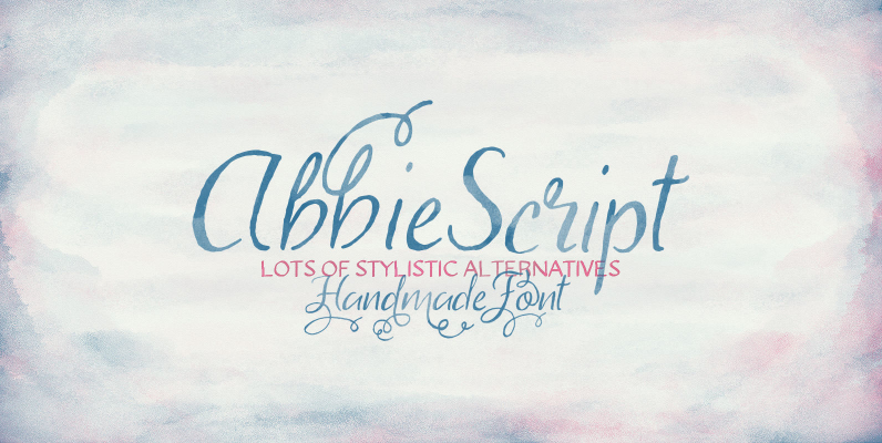 Abbie Script   Bonus Font