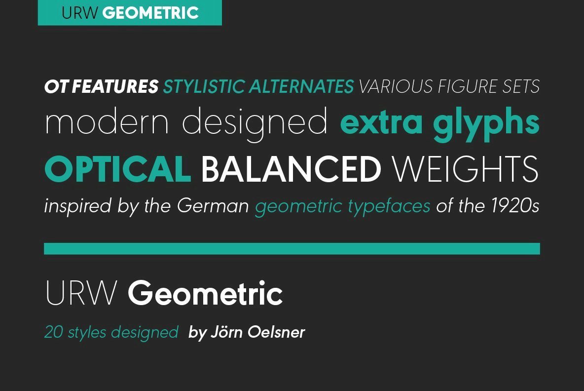 URW Geometric URW Geometric