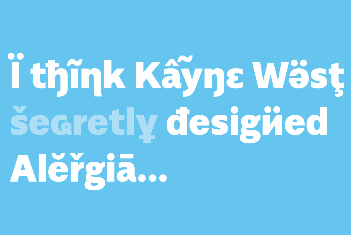 Alergia Grotesk Alergia Grotesk