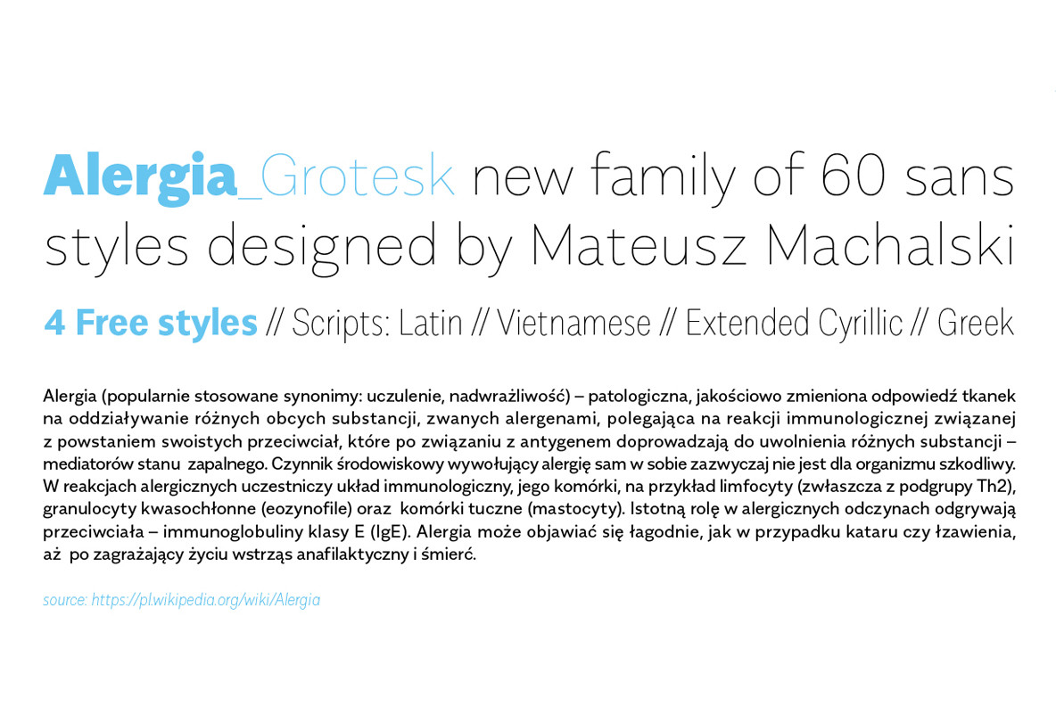 Alergia Grotesk Alergia Grotesk