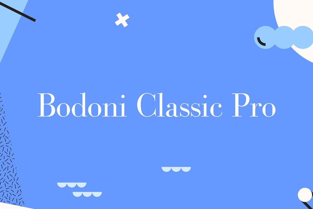 Bodoni Classic Pro
