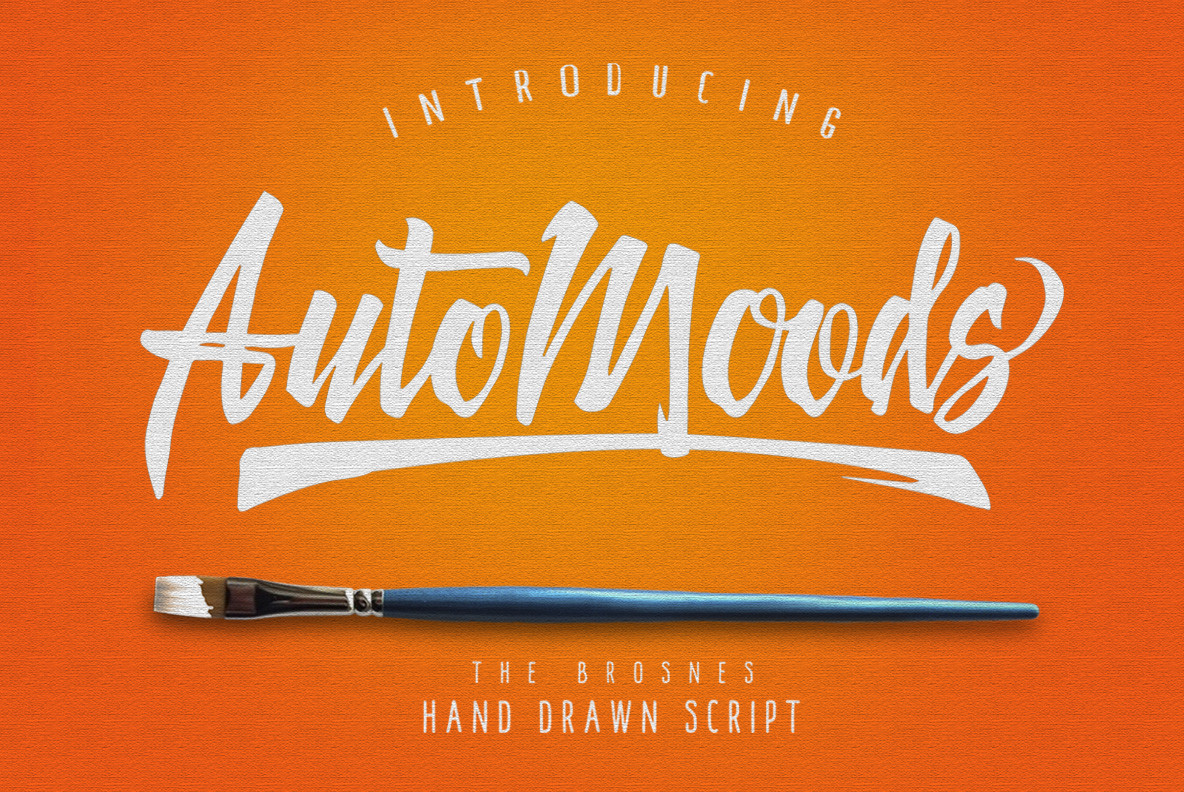 Auto Moods script Font