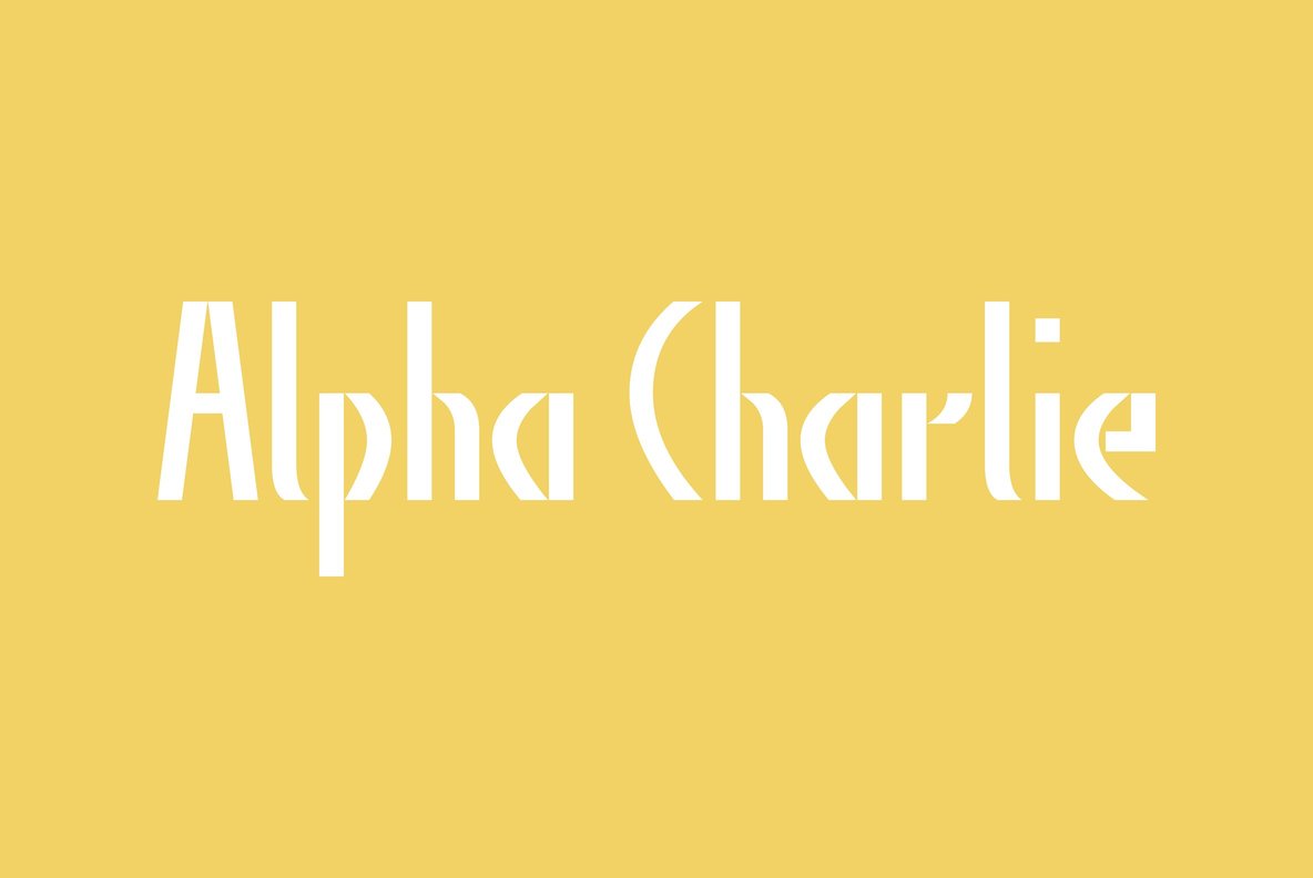 Alpha Charlie Font