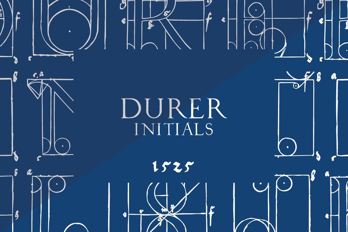 1525 Durer Initials Font