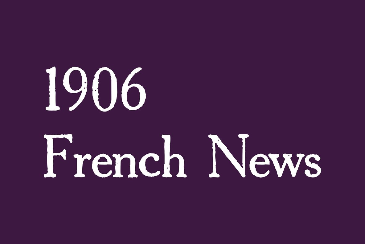 1906 French News Font