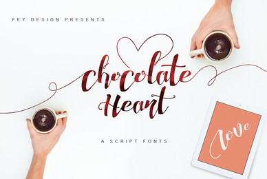 Chocolate Heart Fonts