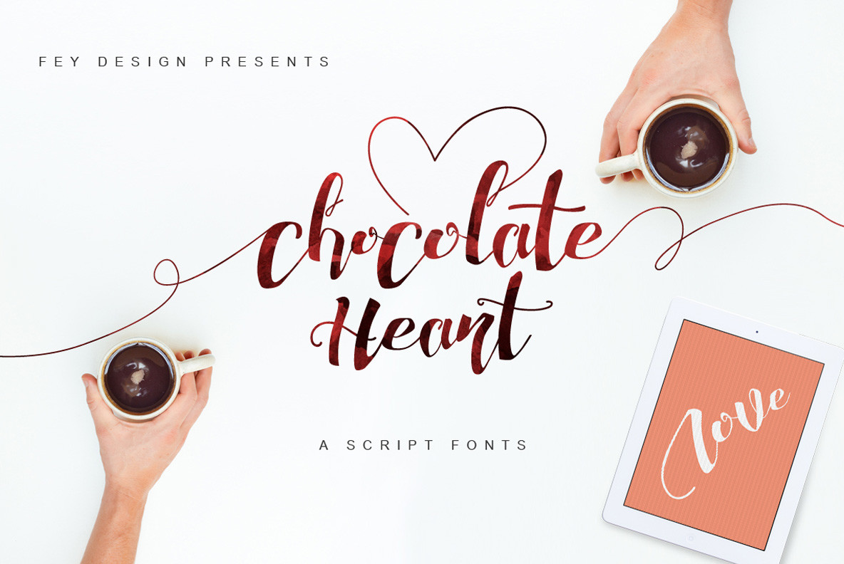 Chocolate Heart Fonts
