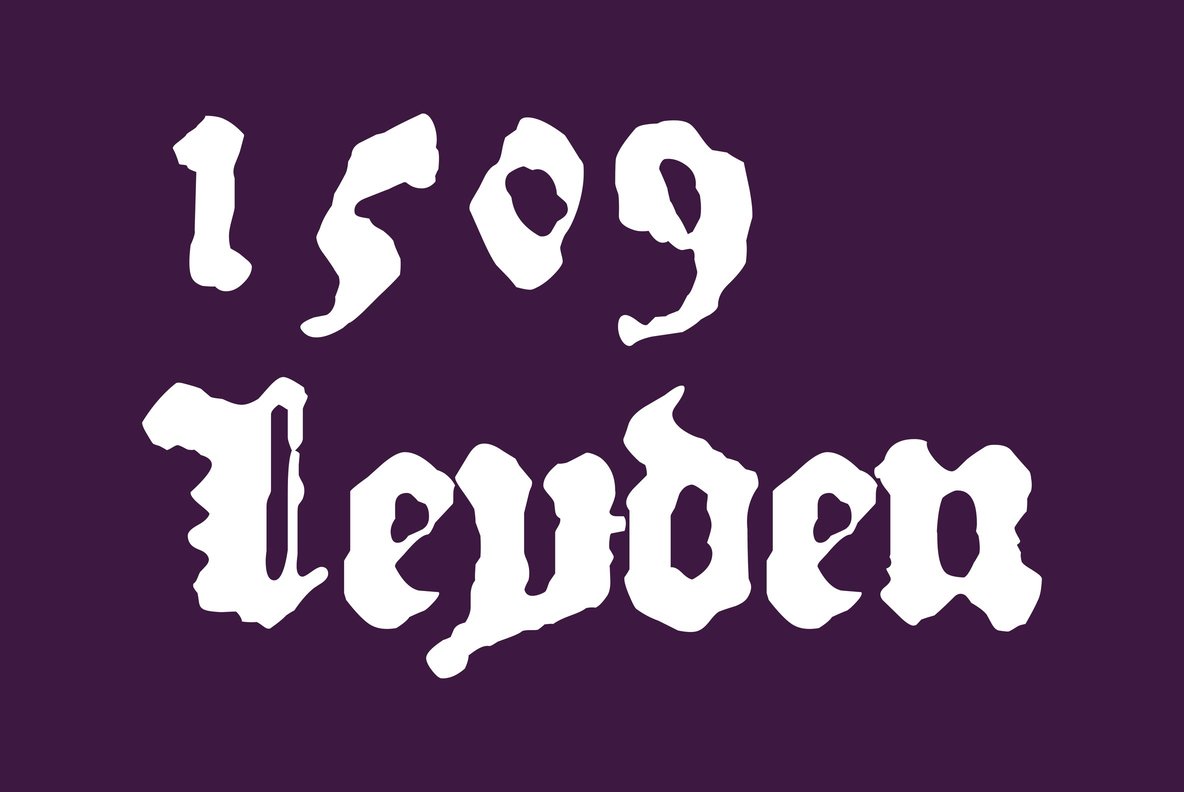 1509 Leyden Font
