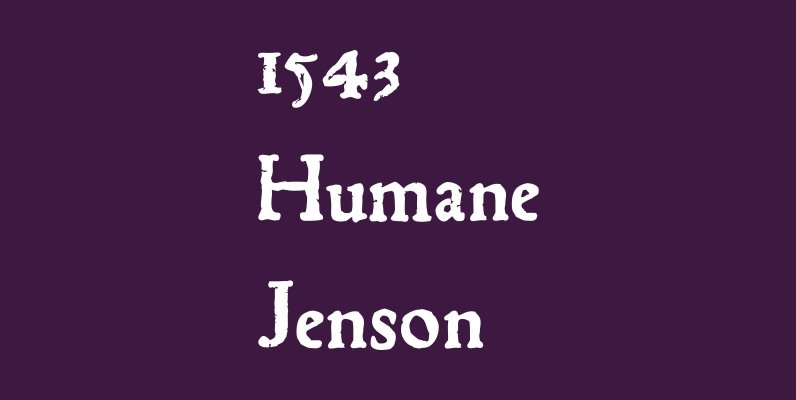 1543 Humane Jenson