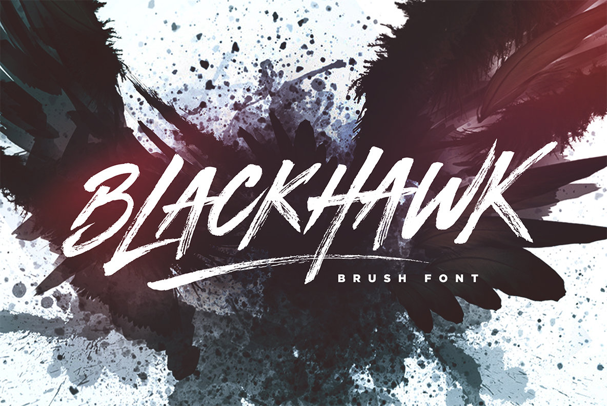 BLACKHAWK Font