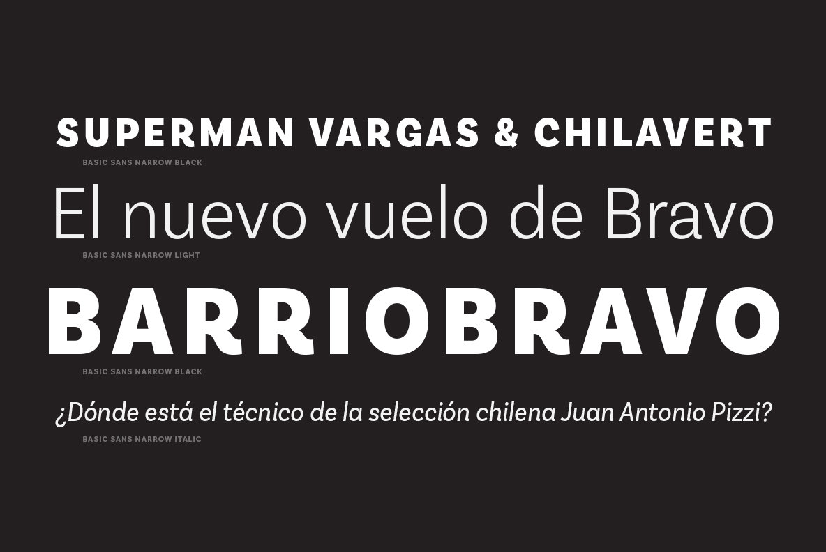 Basic Sans Narrow Basic Sans Narrow