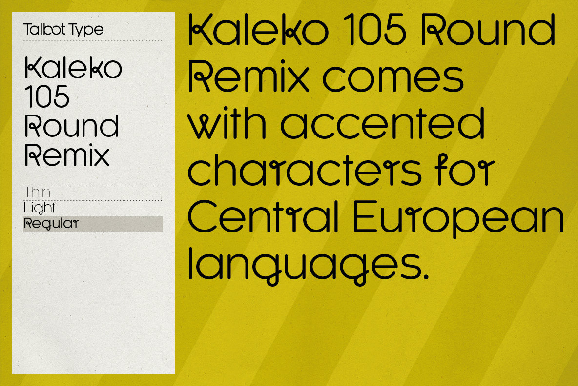 Kaleko 105 Round Remix Kaleko 105 Round Remix
