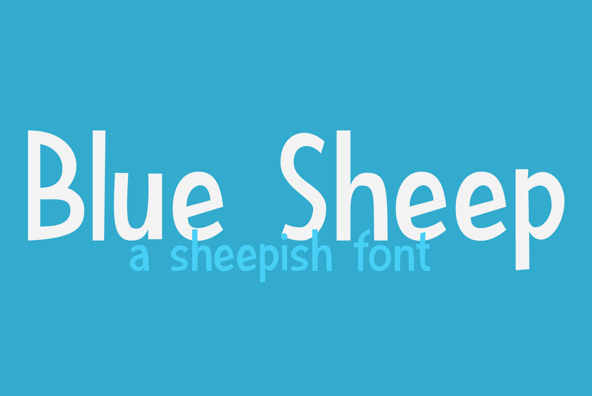 Blue Sheep Font