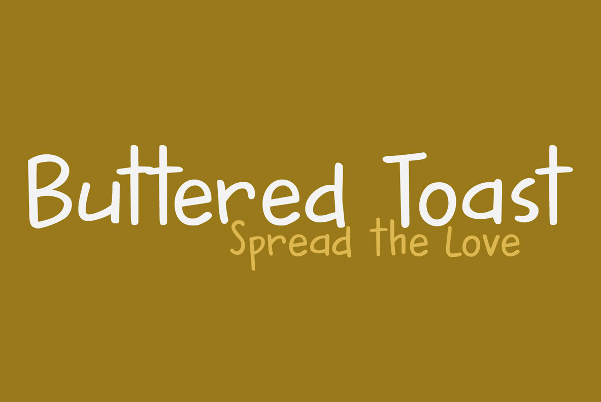 Buttered Toast Font