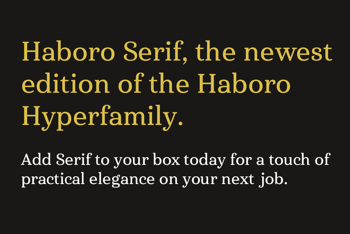 Haboro Serif 4
