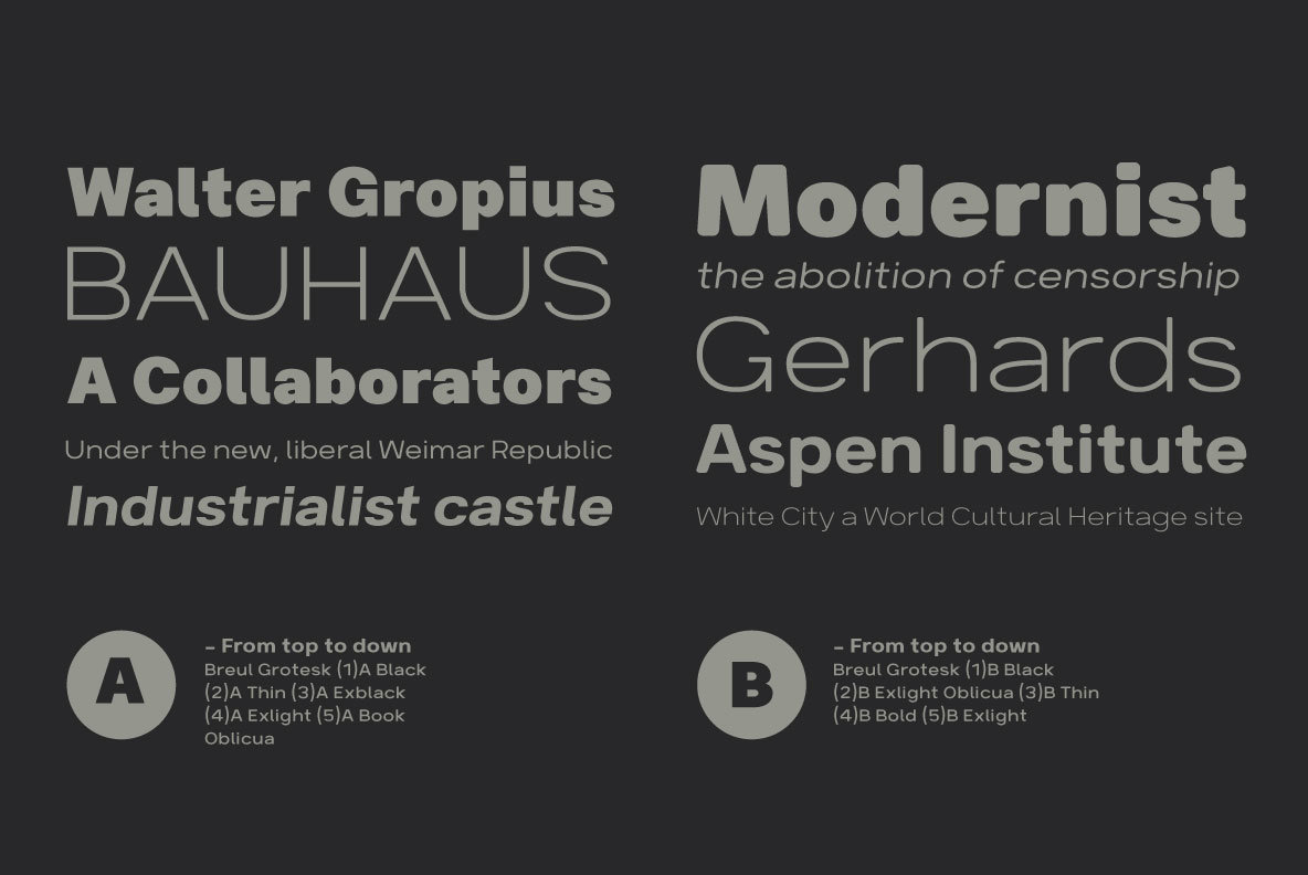 Breul Grotesk Breul Grotesk