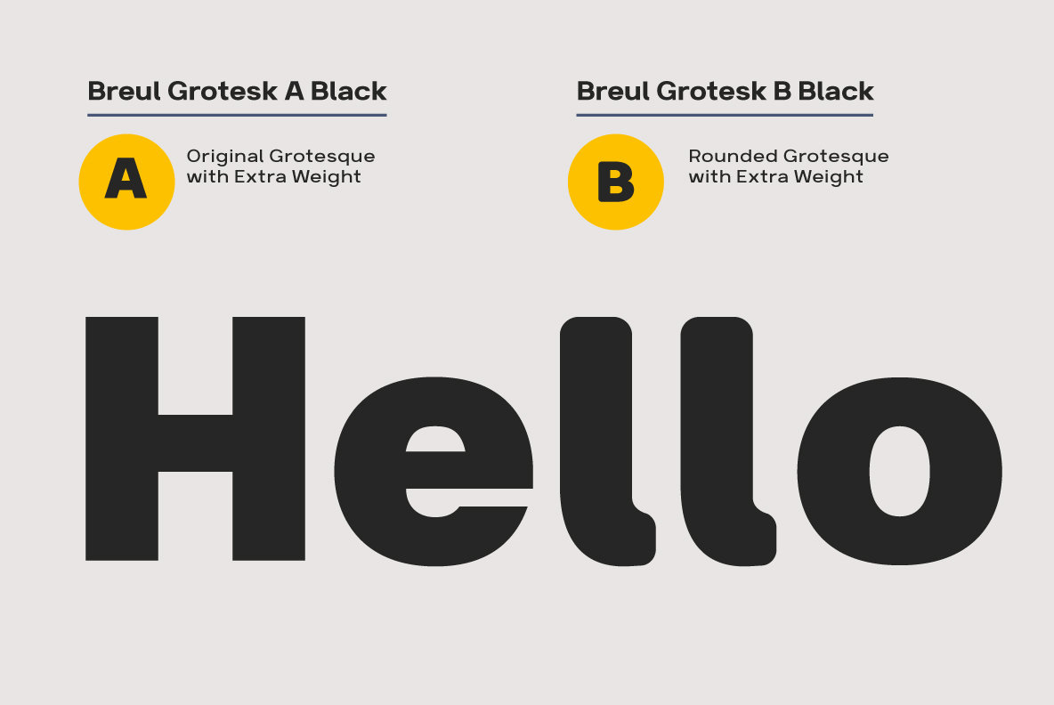 Breul Grotesk Breul Grotesk